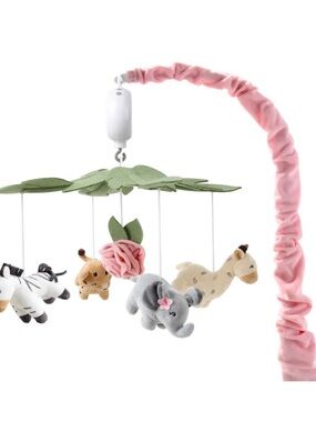The Peanutshell Wildest Dreams Safari Musical Mobile for Cribs